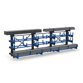 Консольный выдвижной стеллаж Shelf Rolling 5.9х0.5_2т_3+1к